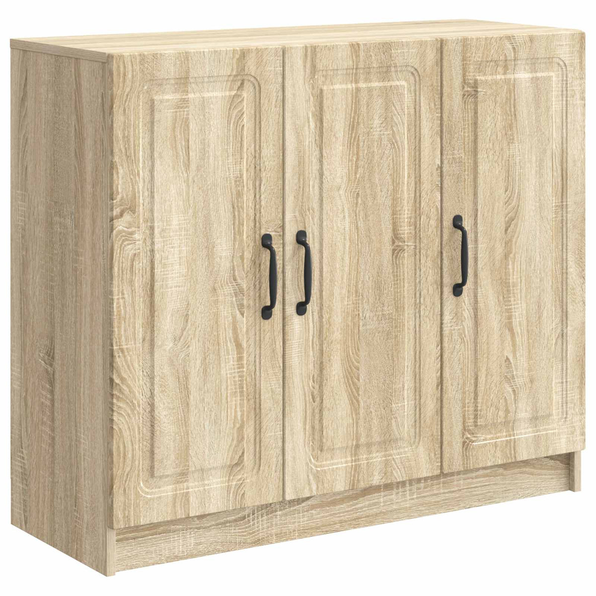 Sideboard Sonoma-eg 89 x 34,5 x 77 cm Konstrueret træ