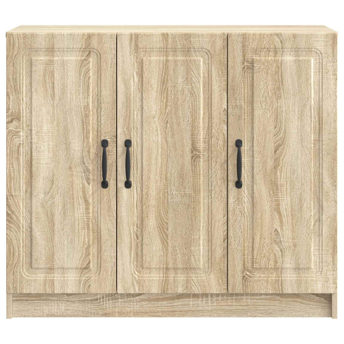 Sideboard Sonoma-eg 89 x 34,5 x 77 cm Konstrueret træ