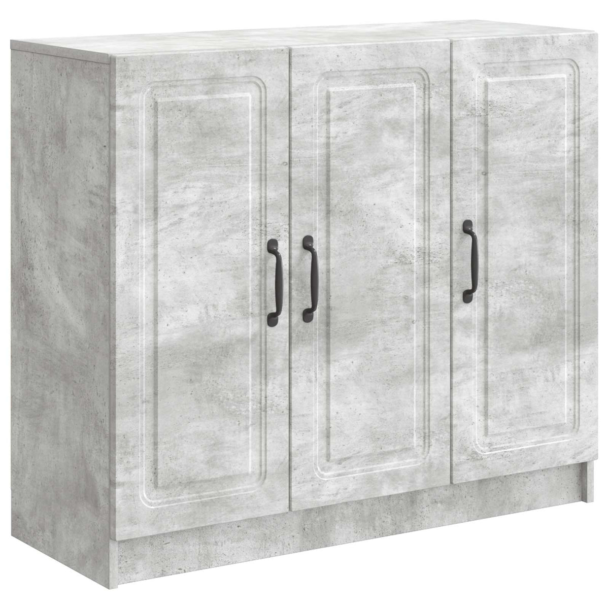 Sideboard Betongrå 89 x 34,5 x 77 cm Konstrueret træ