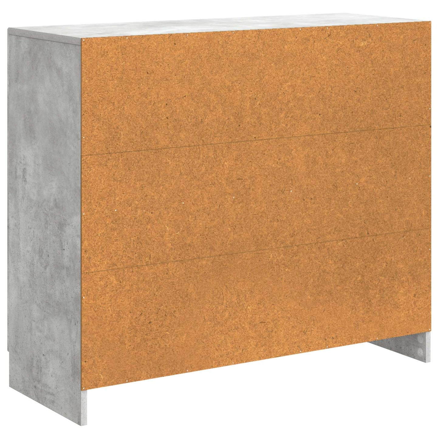 Sideboard Betongrå 89 x 34,5 x 77 cm Konstrueret træ