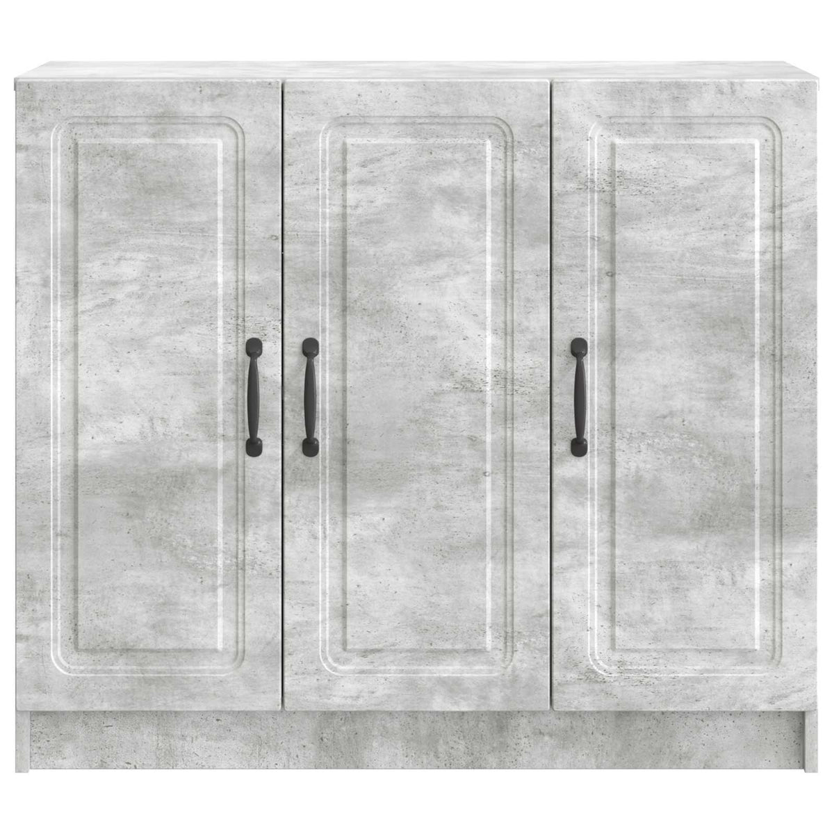 Sideboard Betongrå 89 x 34,5 x 77 cm Konstrueret træ