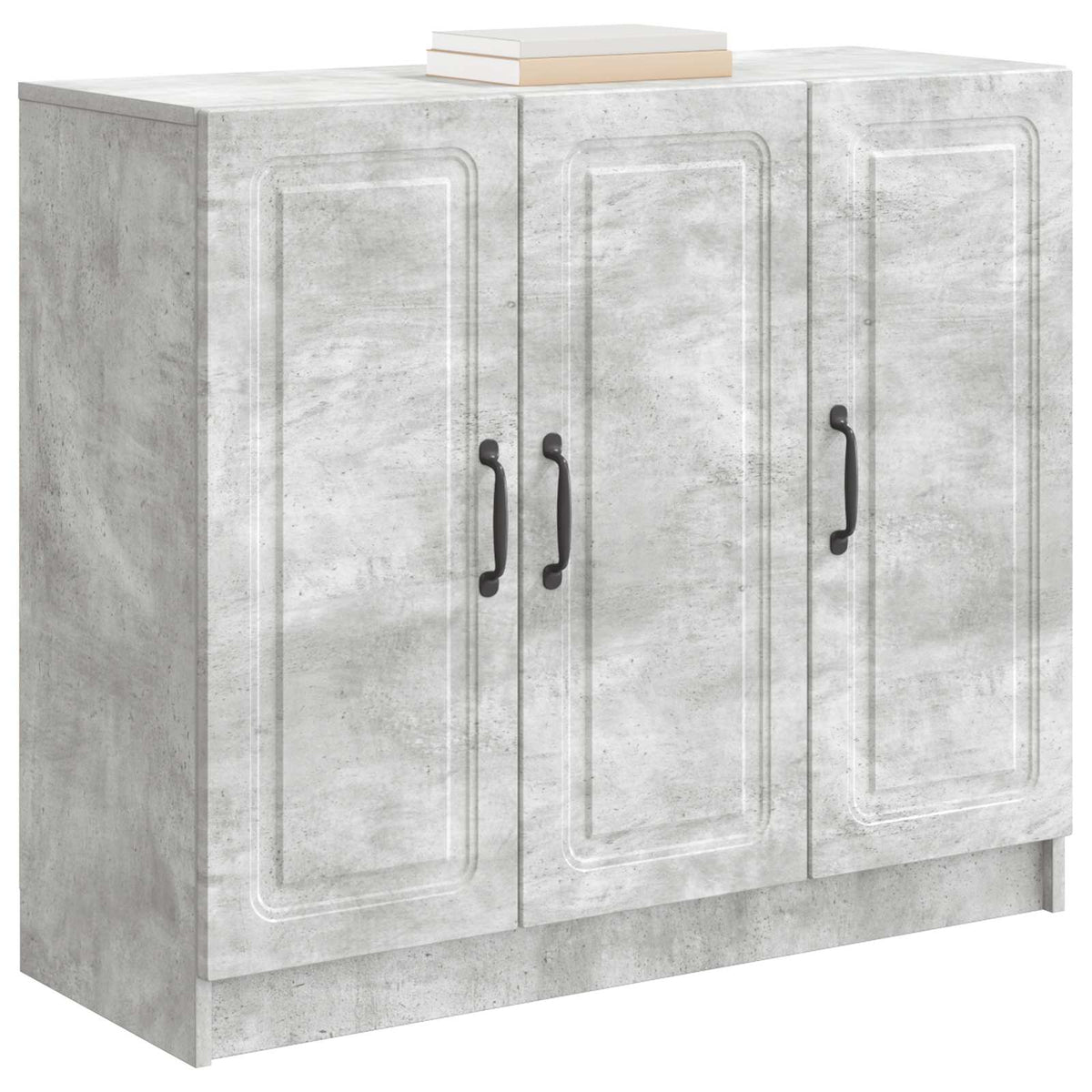 Sideboard Betongrå 89 x 34,5 x 77 cm Konstrueret træ