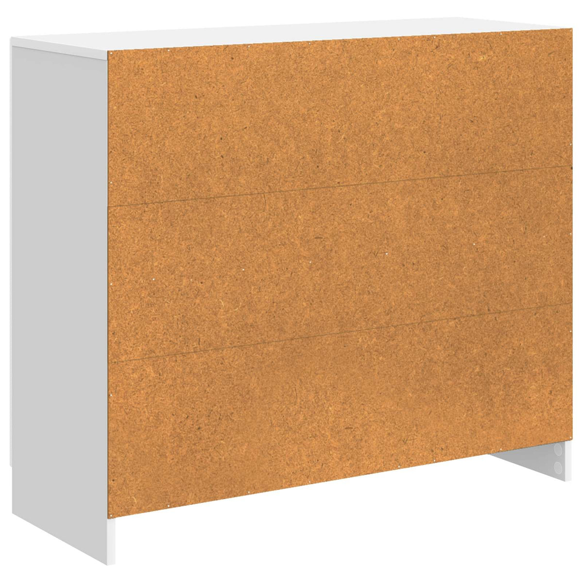 Sideboard Hvid højglans 89 x 34,5 x 77 cm Konstrueret træ