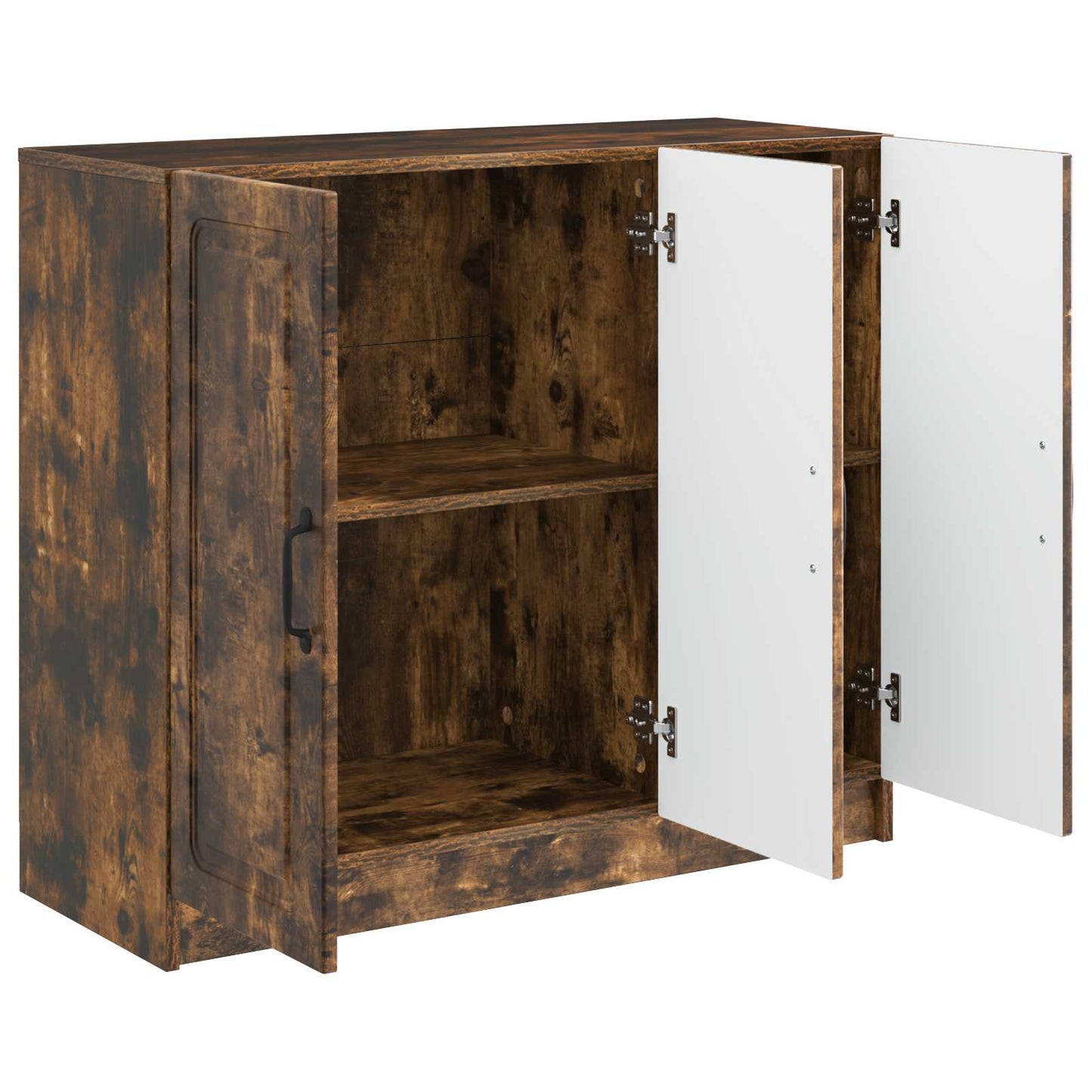 Sideboard Røget eg 89 x 34,5 x 77 cm Konstrueret træ