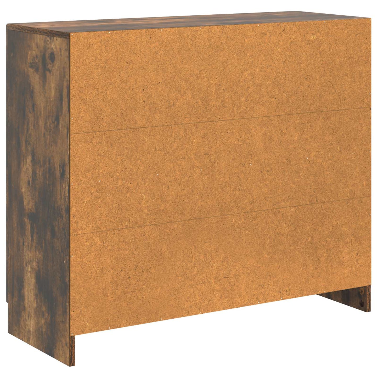 Sideboard Røget eg 89 x 34,5 x 77 cm Konstrueret træ