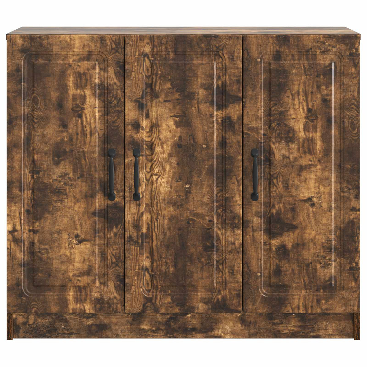 Sideboard Røget eg 89 x 34,5 x 77 cm Konstrueret træ