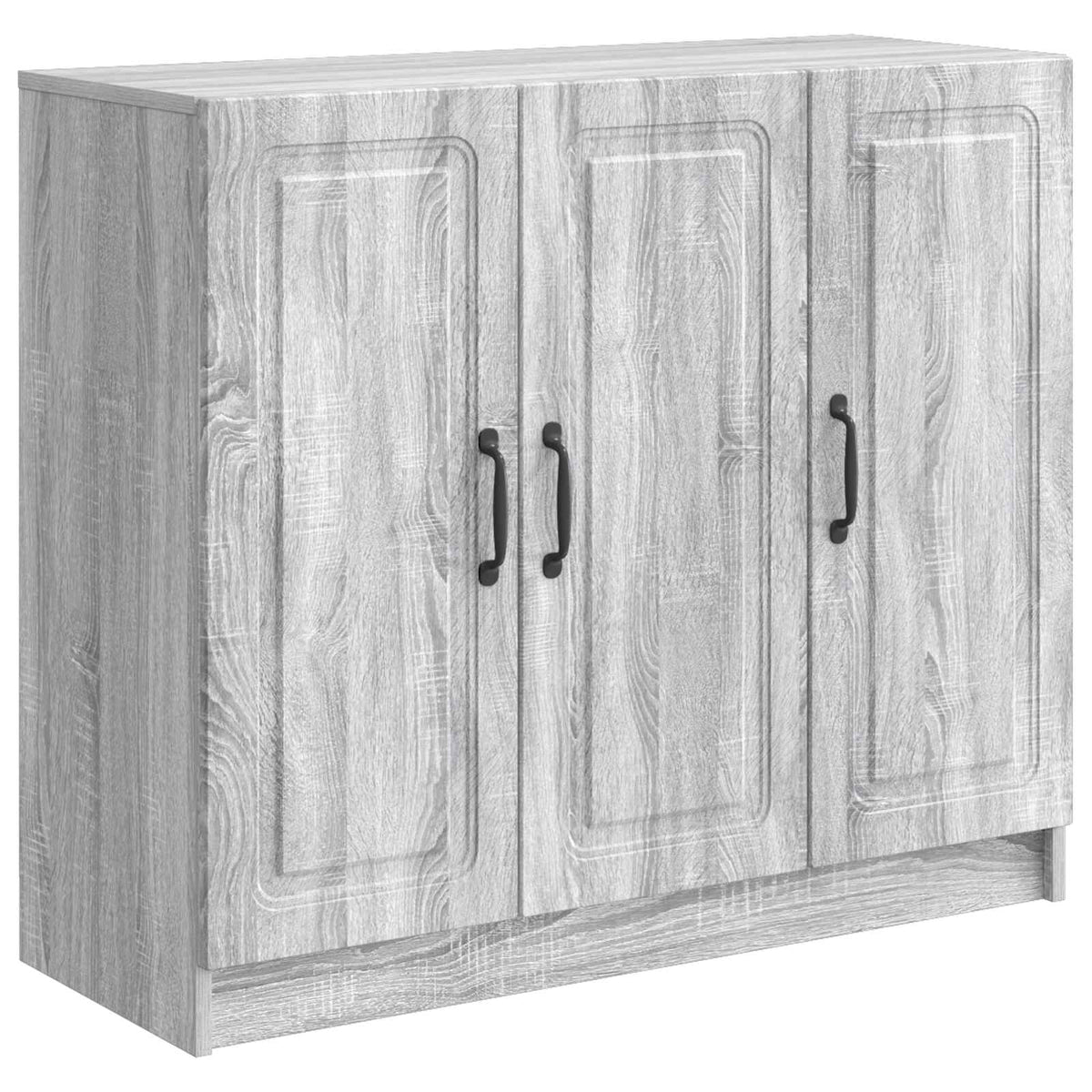 Sideboard Grå sonoma-eg 89 x 34,5 x 77 cm Konstrueret træ