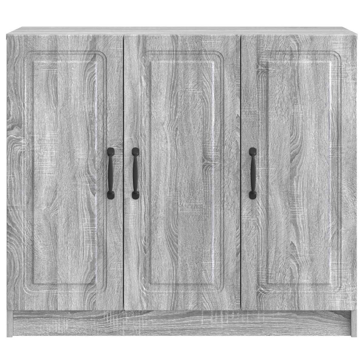 Sideboard Grå sonoma-eg 89 x 34,5 x 77 cm Konstrueret træ