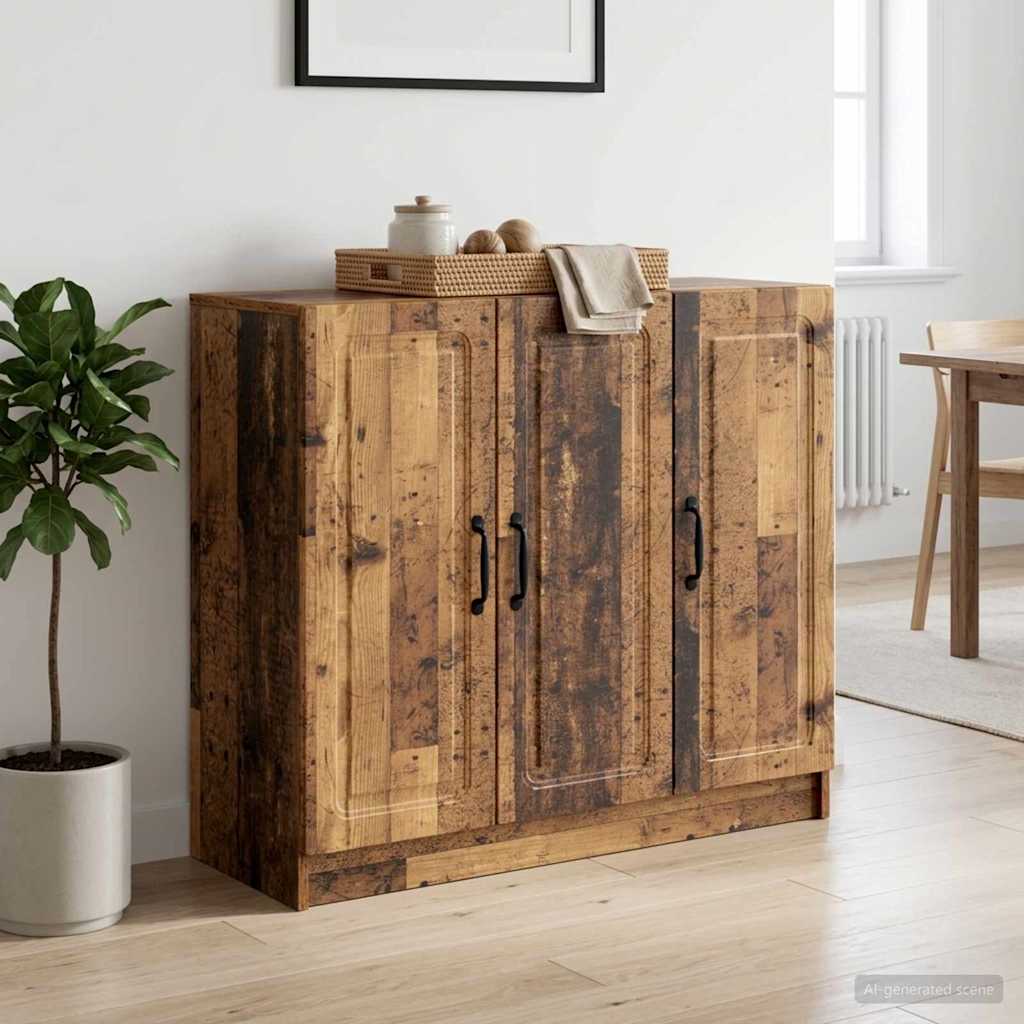 Sideboard Gammelt træ 89 x 34,5 x 77 cm Konstrueret træ