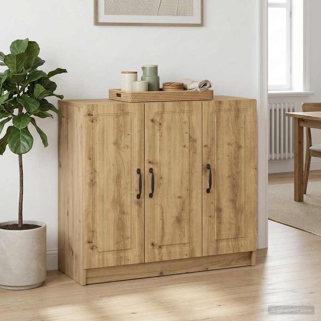 Sideboard Artisan-eg 89 x 34,5 x 77 cm Konstrueret træ