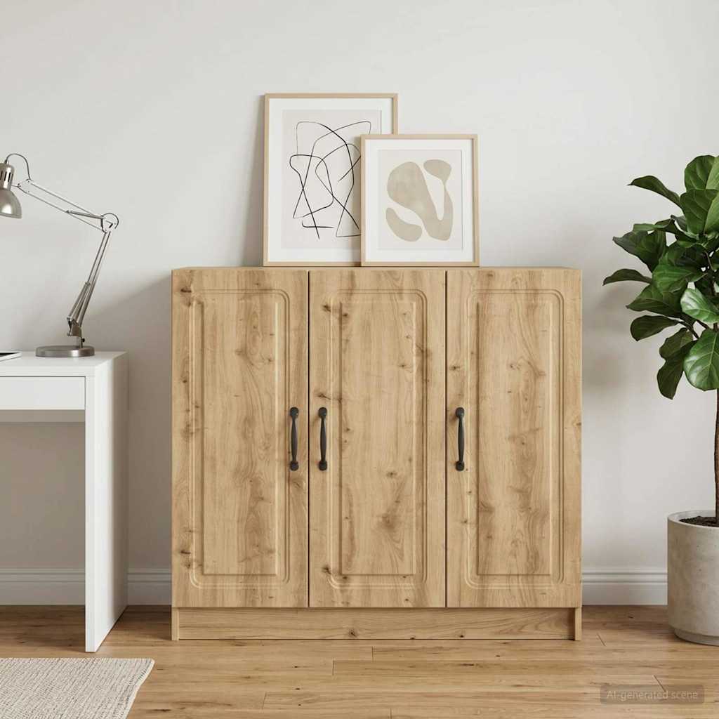 Sideboard Artisan-eg 89 x 34,5 x 77 cm Konstrueret træ