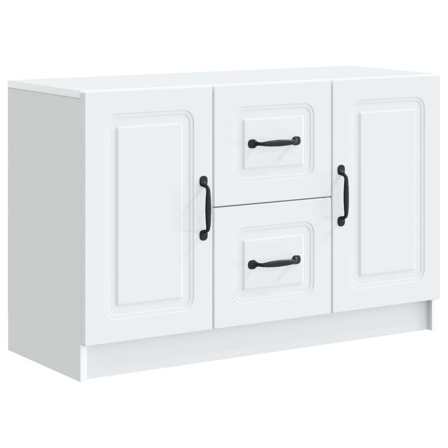 Sideboard Hvid 89 x 34,5 x 57 cm Konstrueret træ