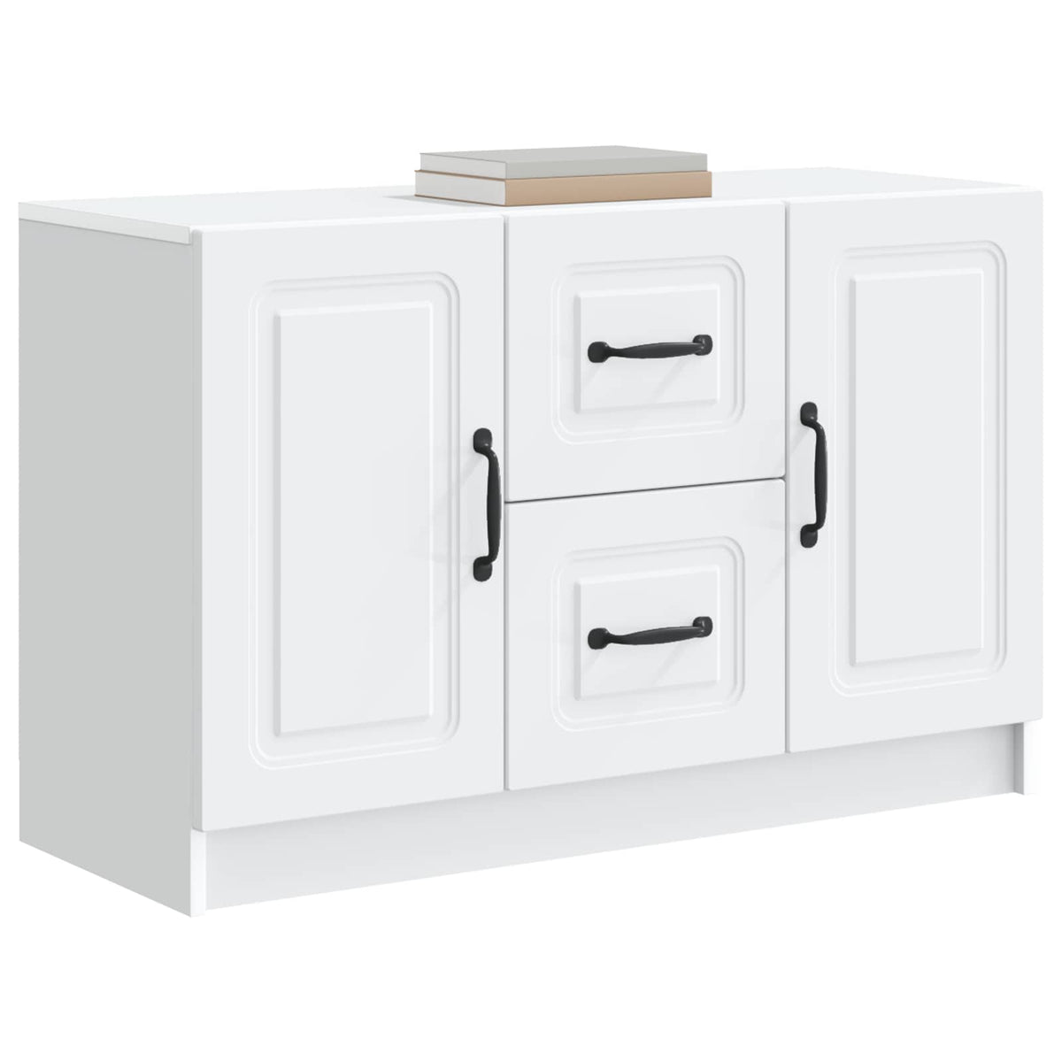 Sideboard Hvid 89 x 34,5 x 57 cm Konstrueret træ