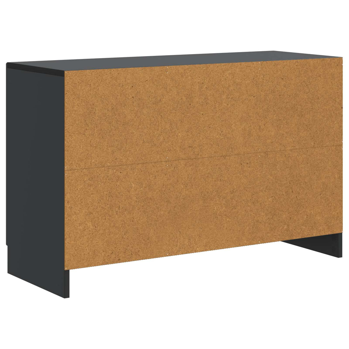 Sideboard Sort 89 x 34,5 x 57 cm Konstrueret træ