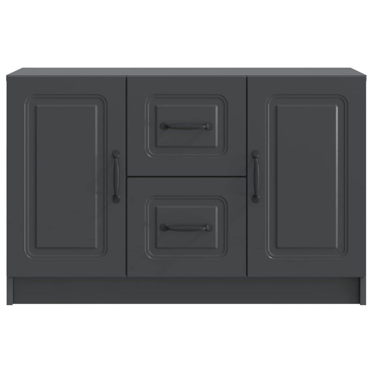 Sideboard Sort 89 x 34,5 x 57 cm Konstrueret træ