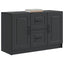 Sideboard Sort 89 x 34,5 x 57 cm Konstrueret træ