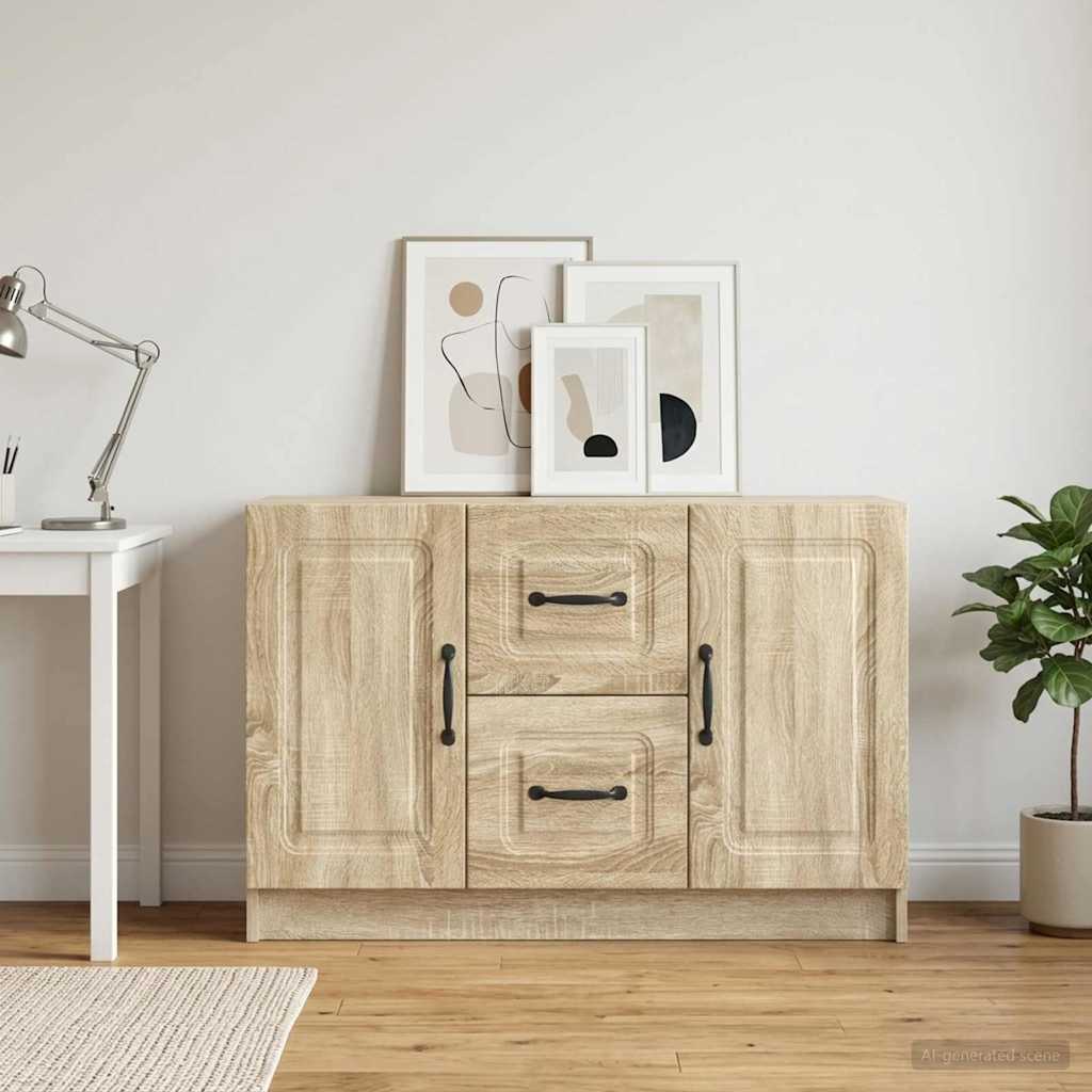 Sideboard Sonoma-eg 89 x 34,5 x 57 cm Konstrueret træ