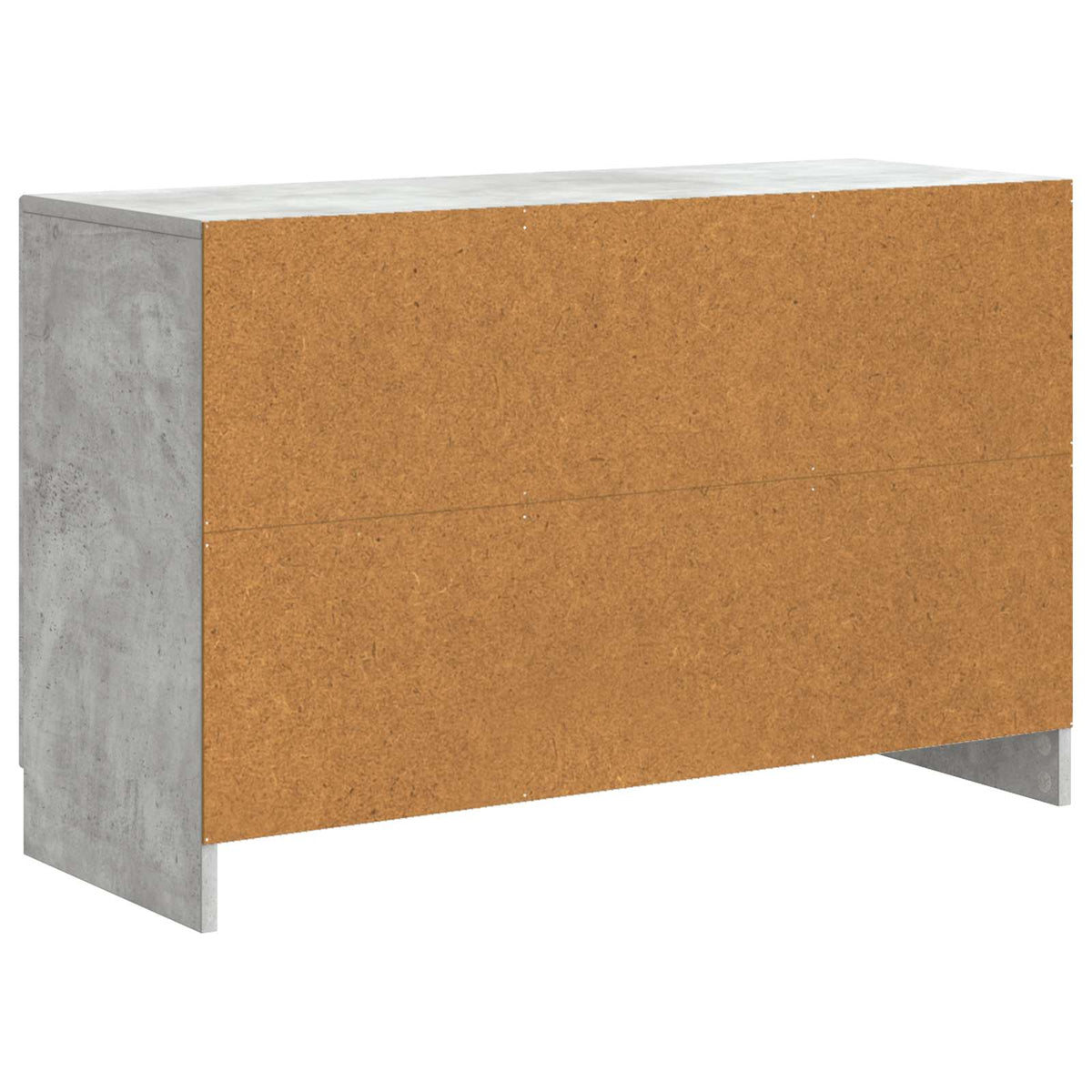Sideboard Betongrå 89 x 34,5 x 57 cm Konstrueret træ