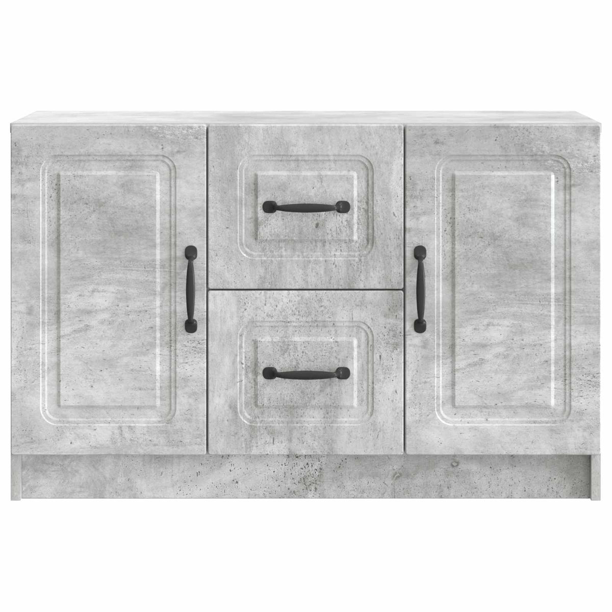 Sideboard Betongrå 89 x 34,5 x 57 cm Konstrueret træ