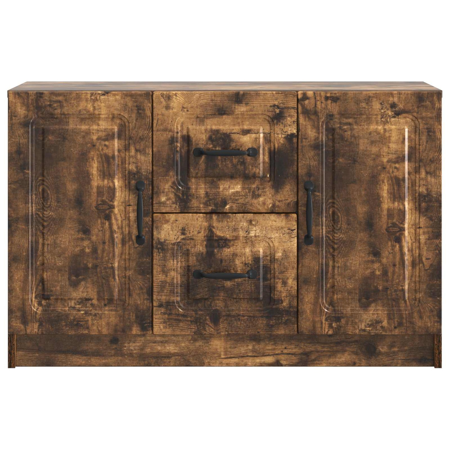 Sideboard Røget eg 89 x 34,5 x 57 cm Konstrueret træ