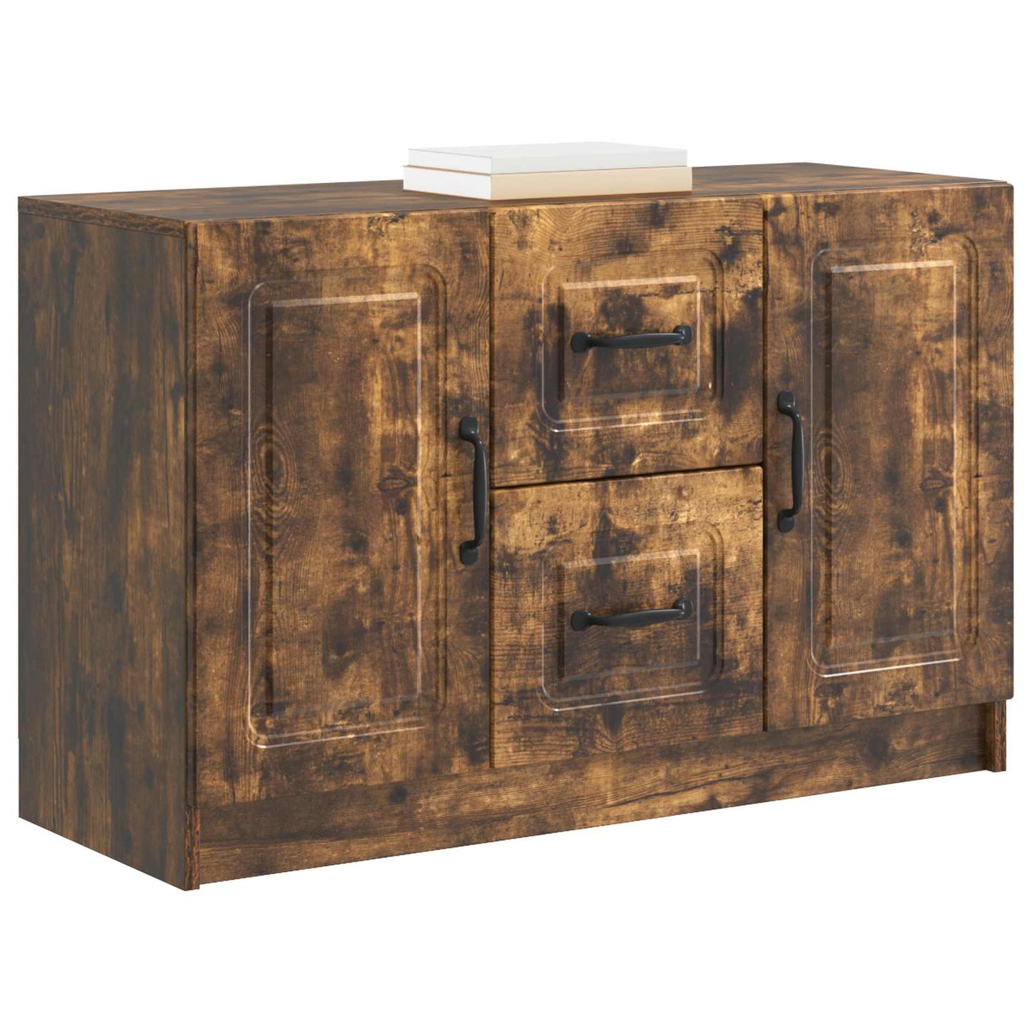 Sideboard Røget eg 89 x 34,5 x 57 cm Konstrueret træ