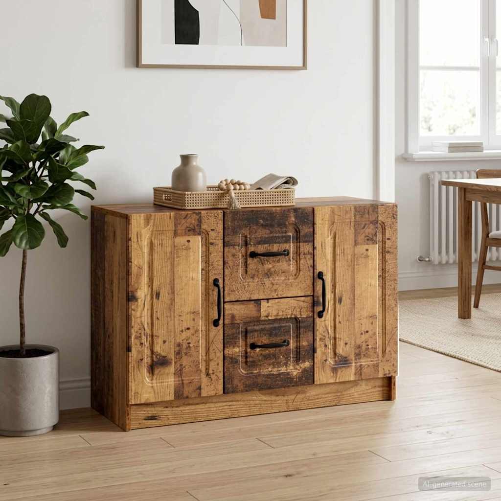 Sideboard Gammelt træ 89 x 34,5 x 57 cm Konstrueret træ
