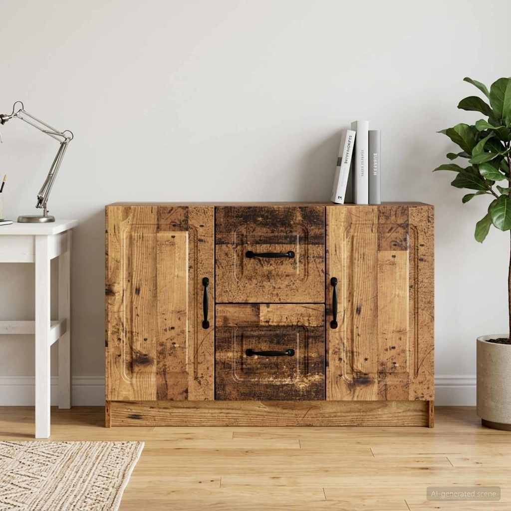 Sideboard Gammelt træ 89 x 34,5 x 57 cm Konstrueret træ