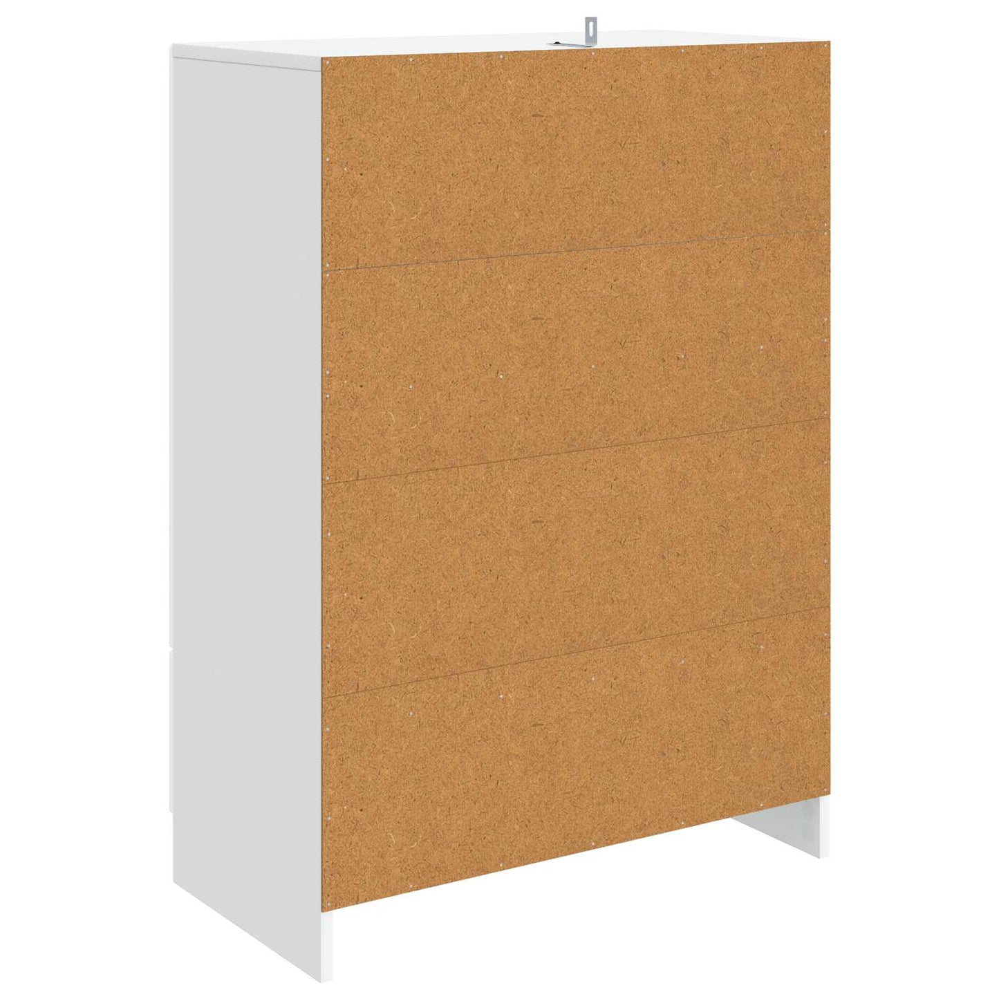 Sideboard Hvid 66 x 34,5 x 92 cm Konstrueret træ
