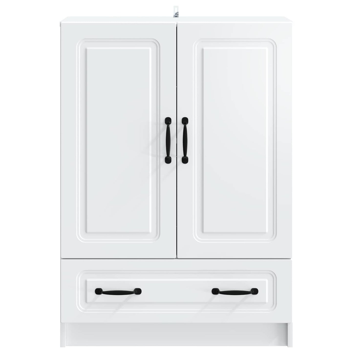 Sideboard Hvid 66 x 34,5 x 92 cm Konstrueret træ