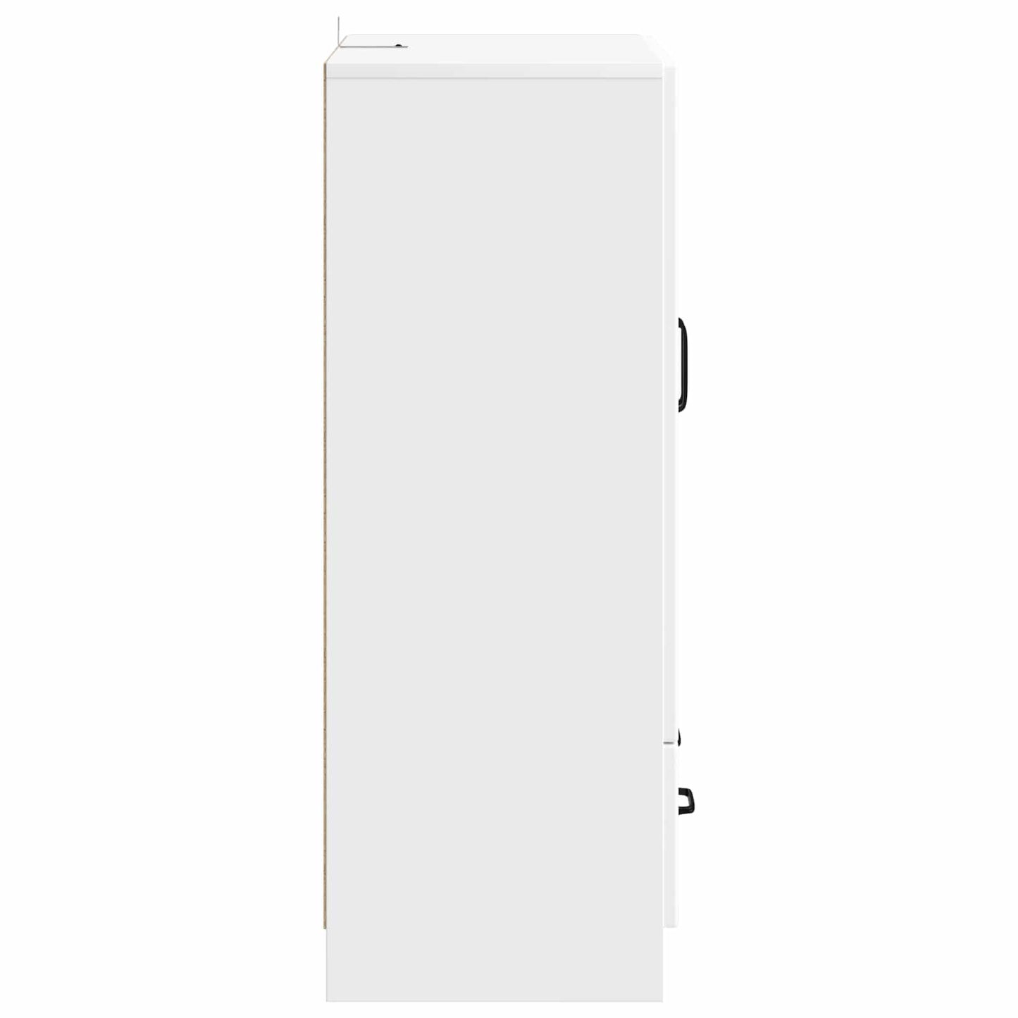 Sideboard Hvid 66 x 34,5 x 92 cm Konstrueret træ