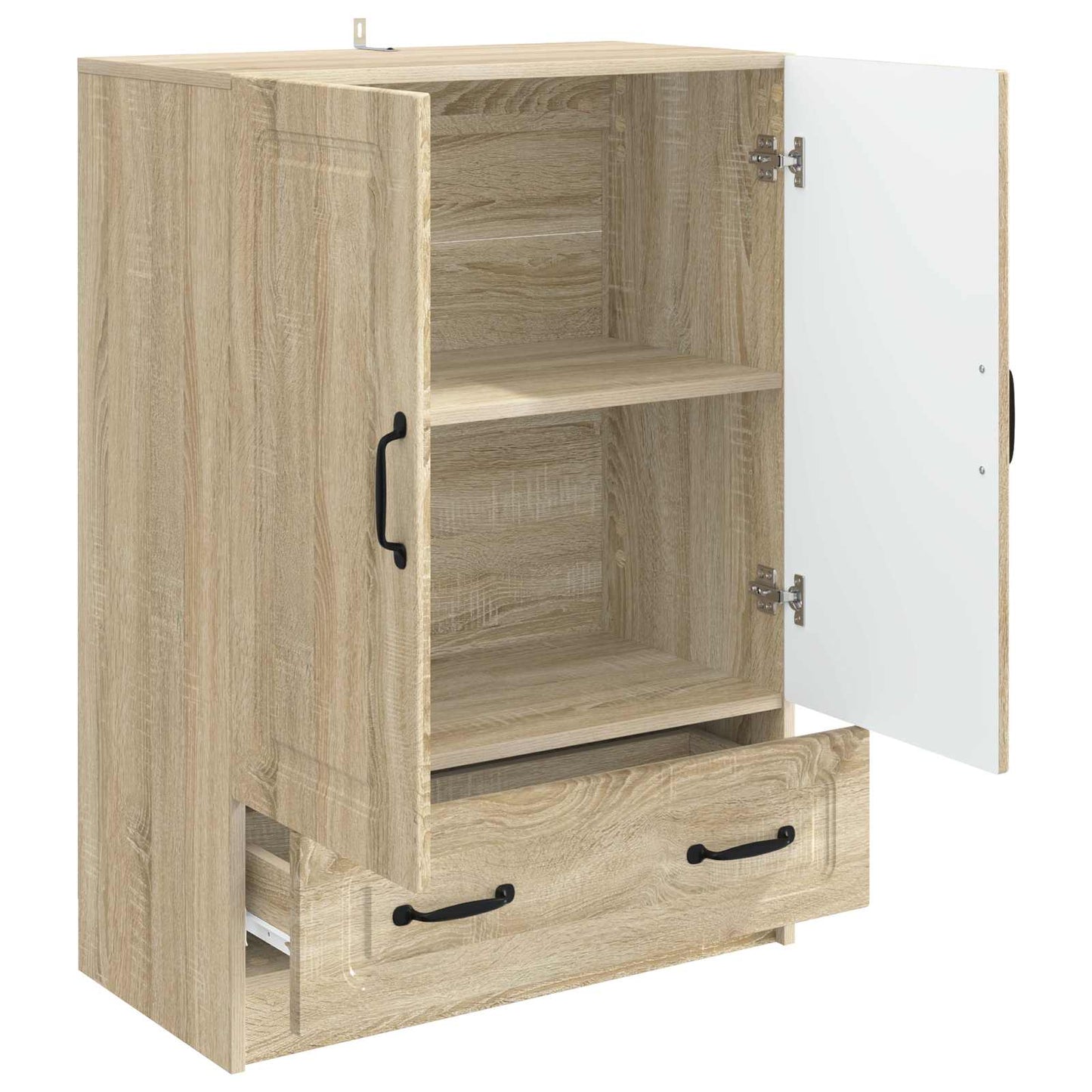 Sideboard Sonoma-eg 66 x 34,5 x 92 cm Konstrueret træ