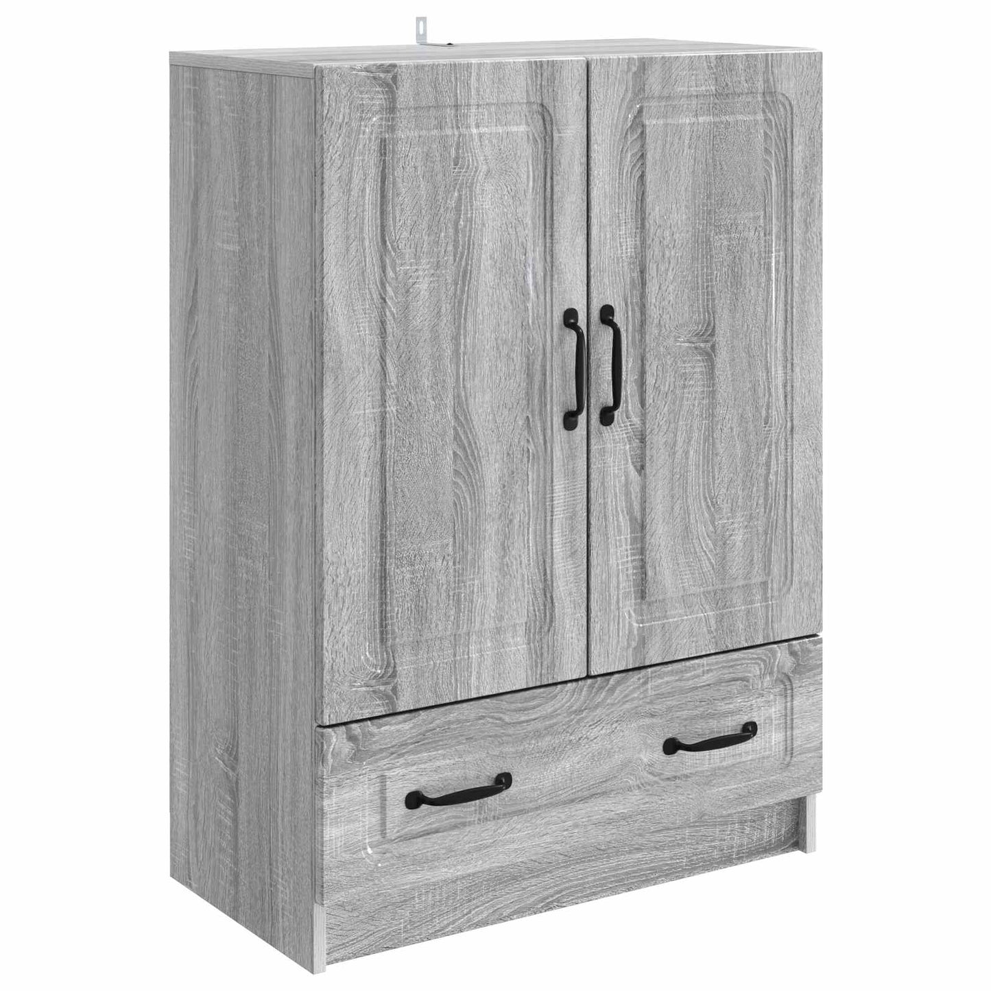 Sideboard Grå sonoma-eg 66 x 34,5 x 92 cm Konstrueret træ
