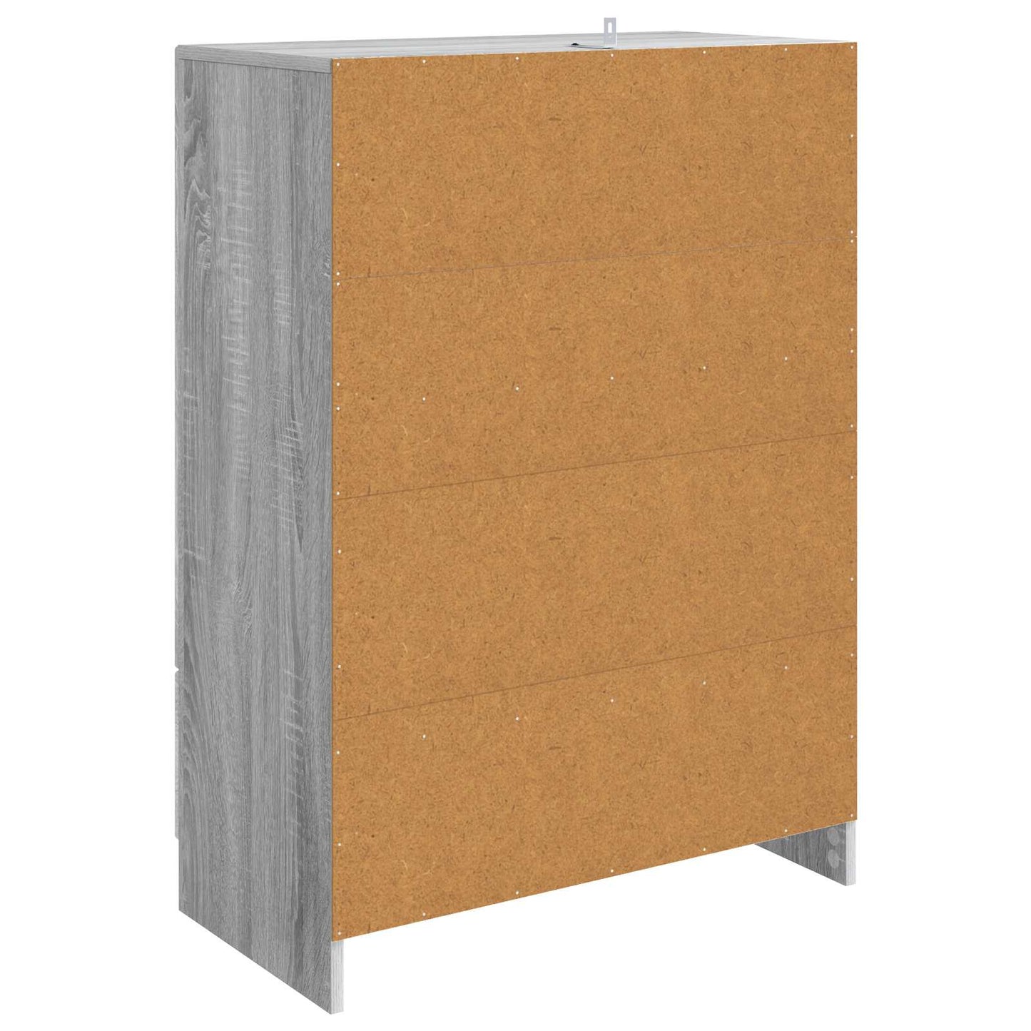 Sideboard Grå sonoma-eg 66 x 34,5 x 92 cm Konstrueret træ