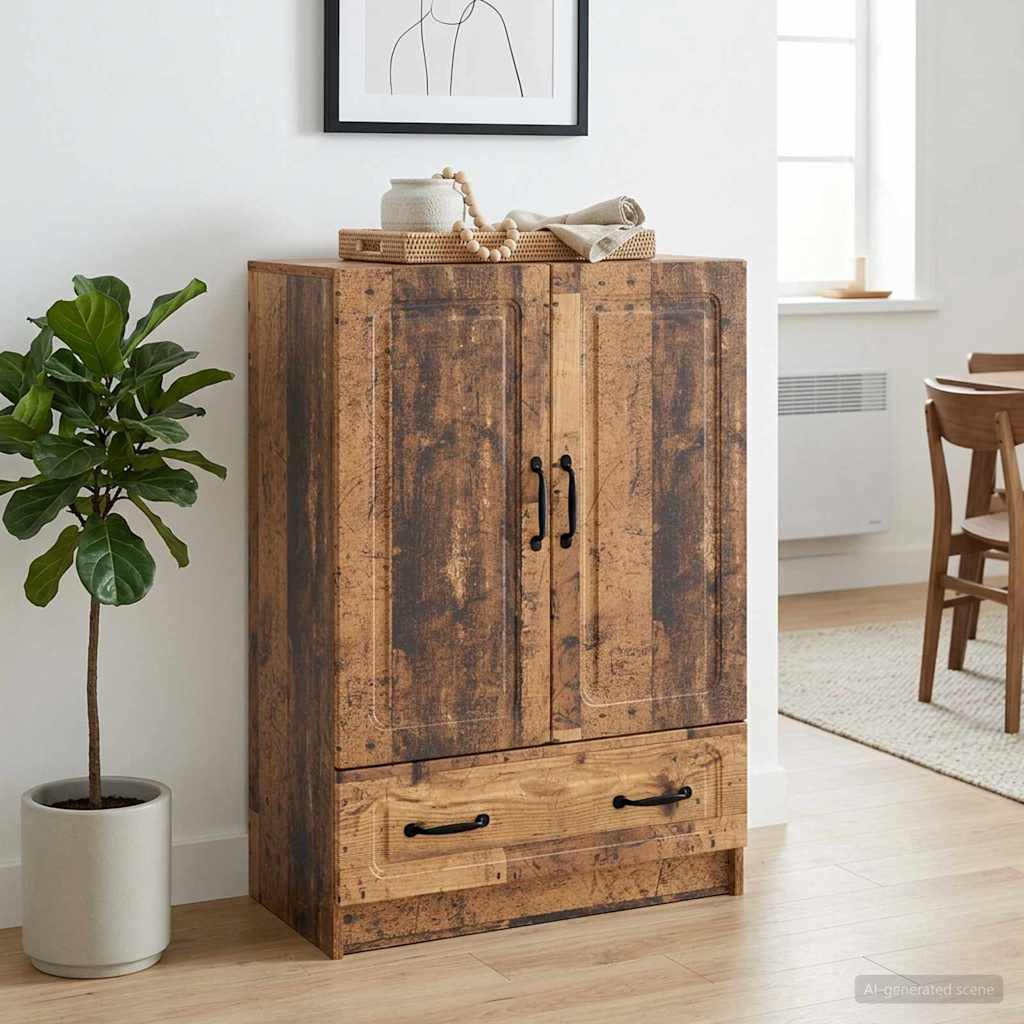 Sideboard Gammelt træ 66 x 34,5 x 92 cm Konstrueret træ