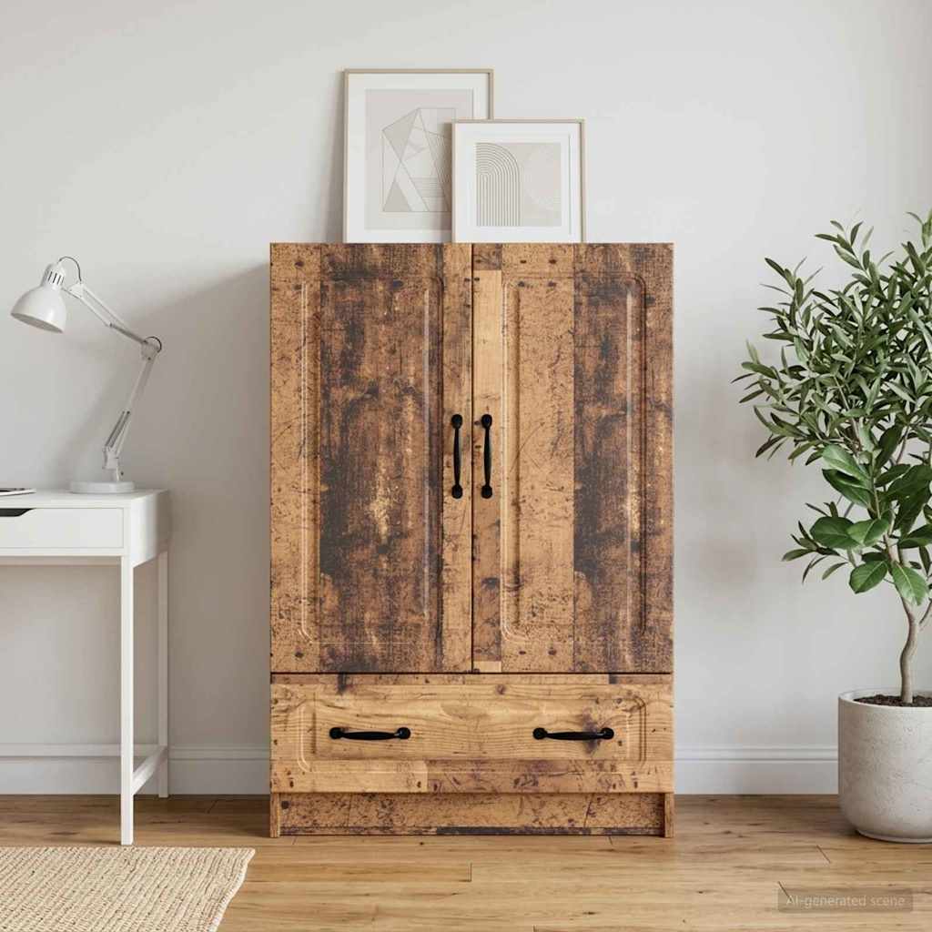 Sideboard Gammelt træ 66 x 34,5 x 92 cm Konstrueret træ