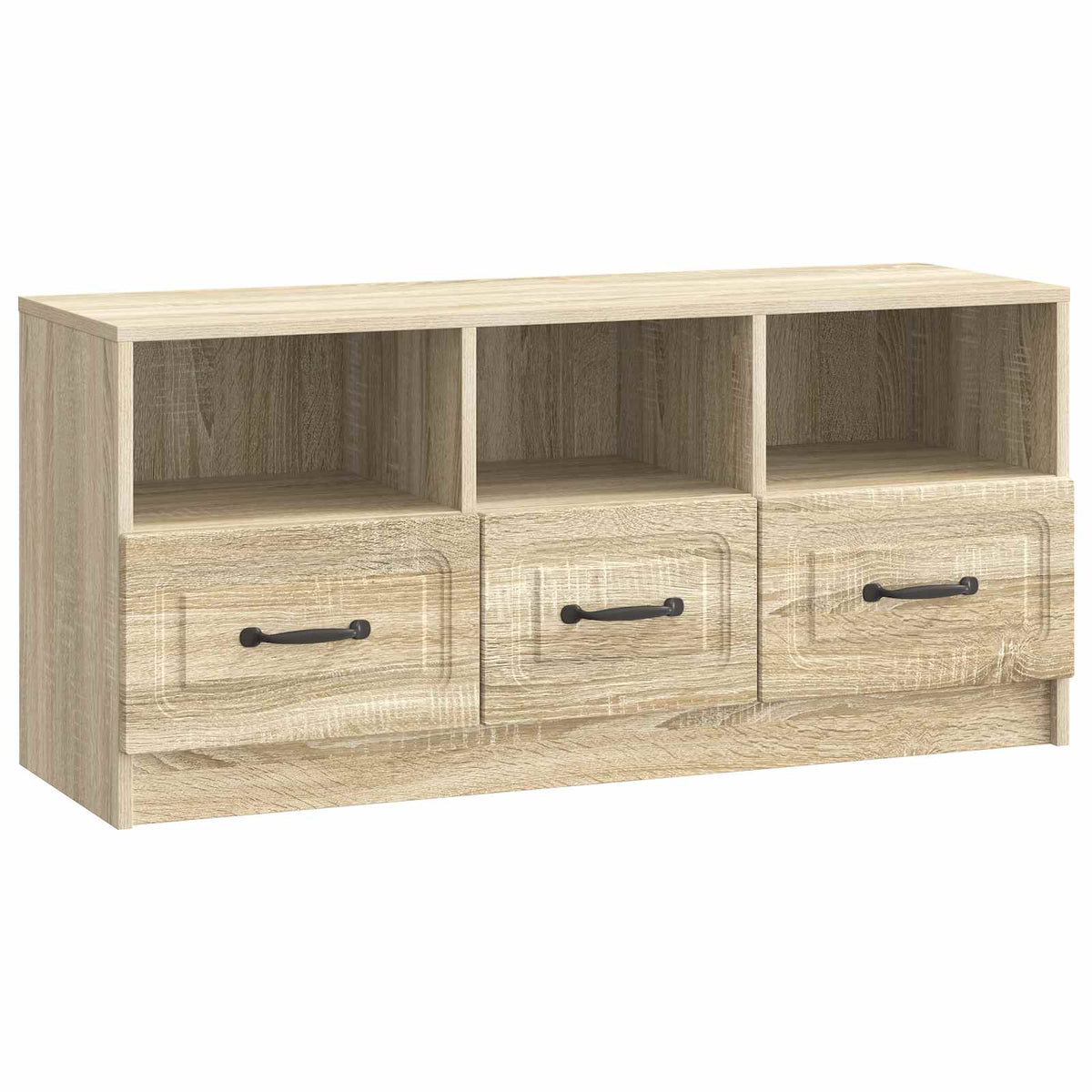 TV-skab med skuffe Sonoma-eg 102 x 34,5 x 47 cm Konstrueret træ