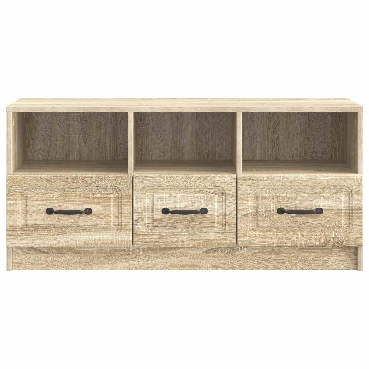 TV-skab med skuffe Sonoma-eg 102 x 34,5 x 47 cm Konstrueret træ