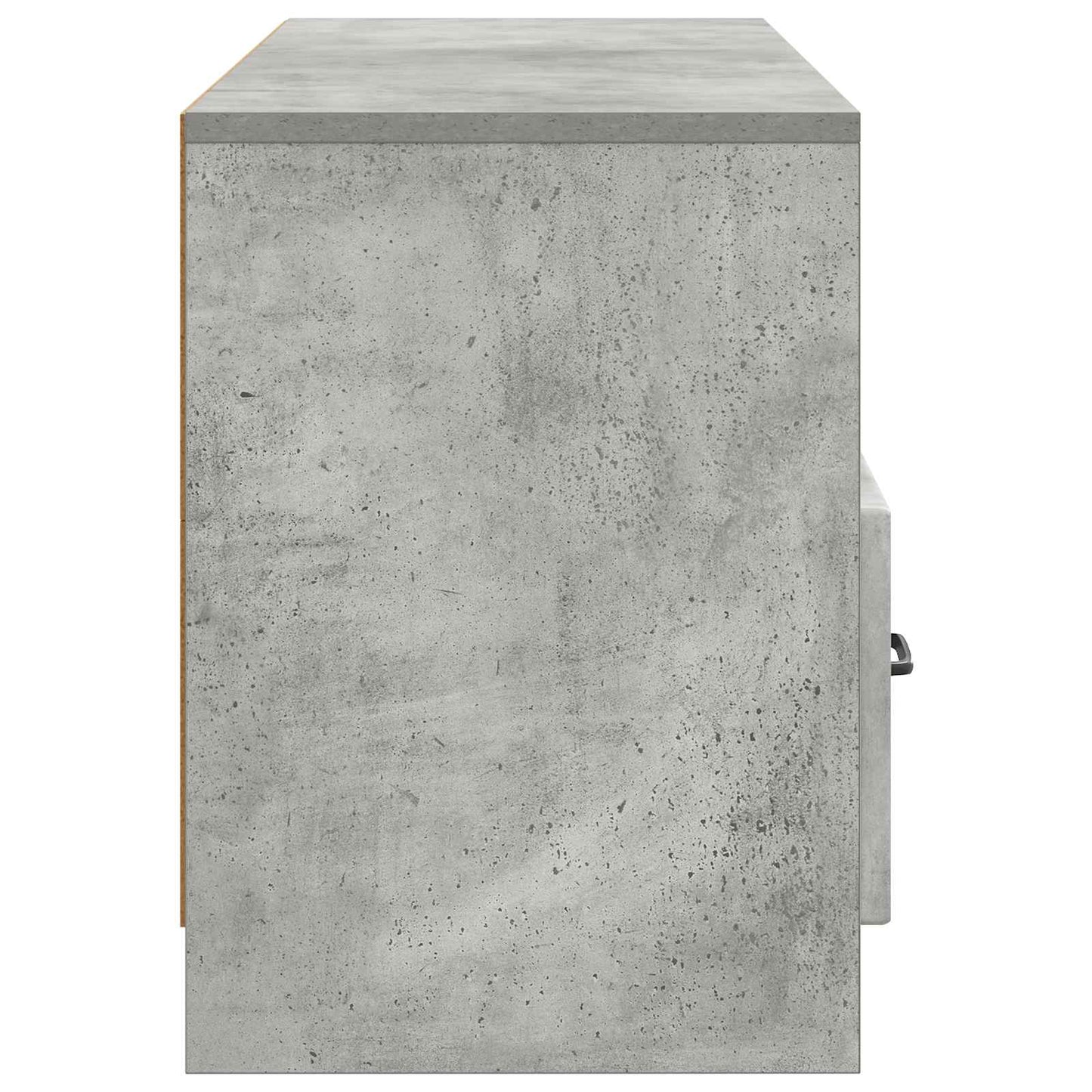 TV-skab med skuffe Betongrå 102 x 34,5 x 47 cm Konstrueret træ