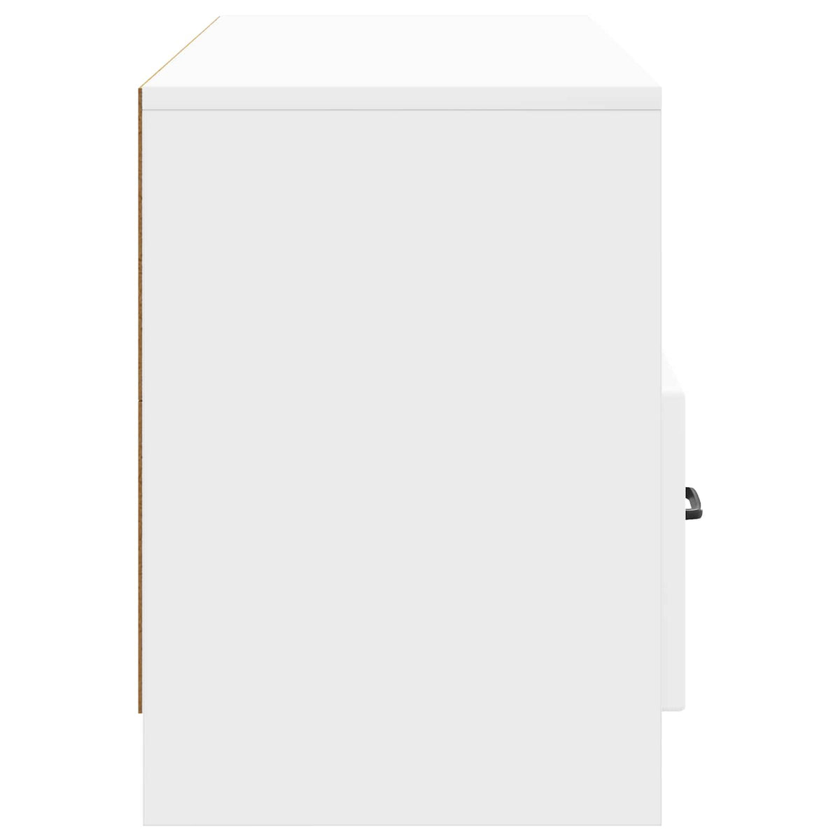 TV-skab Hvid højglans 102 x 34,5 x 47 cm Konstrueret træ