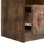 TV-skab med skuffe Røget eg 102 x 34,5 x 47 cm Konstrueret træ
