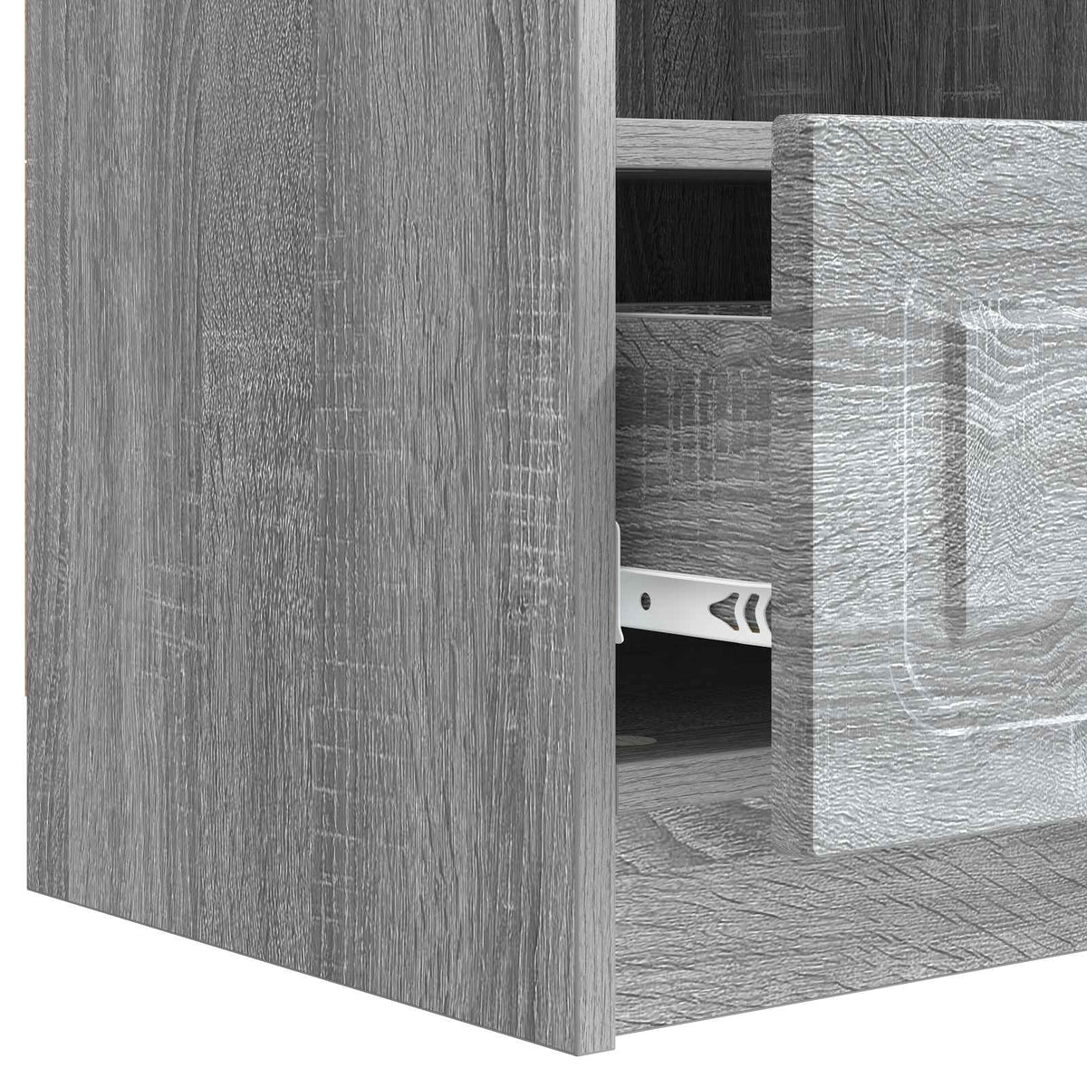 TV-skab Grå sonoma-eg 102 x 34,5 x 47 cm Konstrueret træ