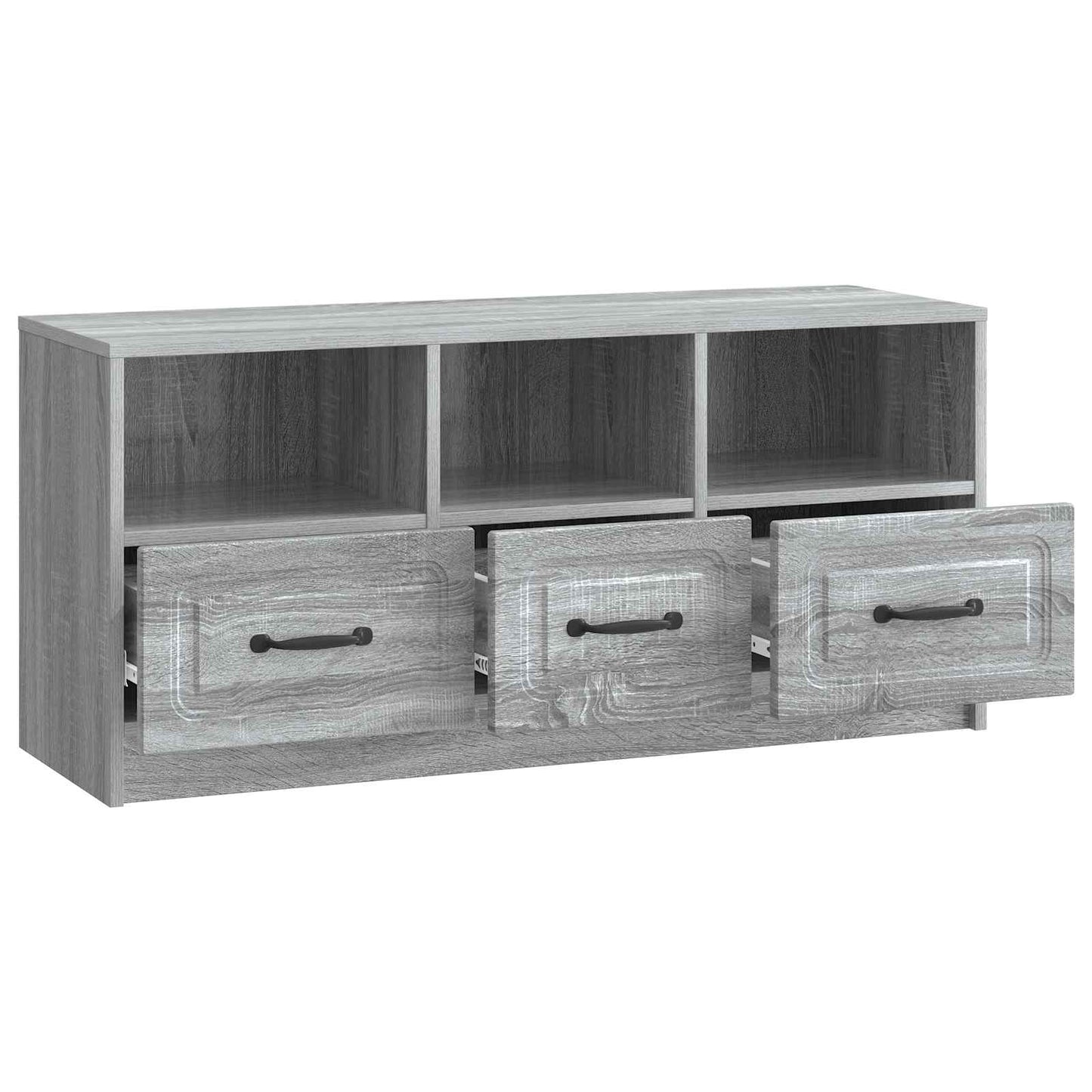 TV-skab Grå sonoma-eg 102 x 34,5 x 47 cm Konstrueret træ
