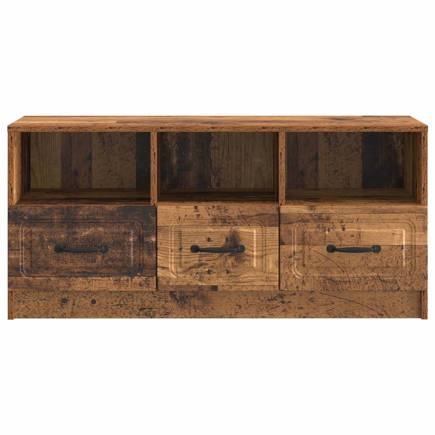 TV-skab Gammelt træ 102 x 34,5 x 47 cm Konstrueret træ