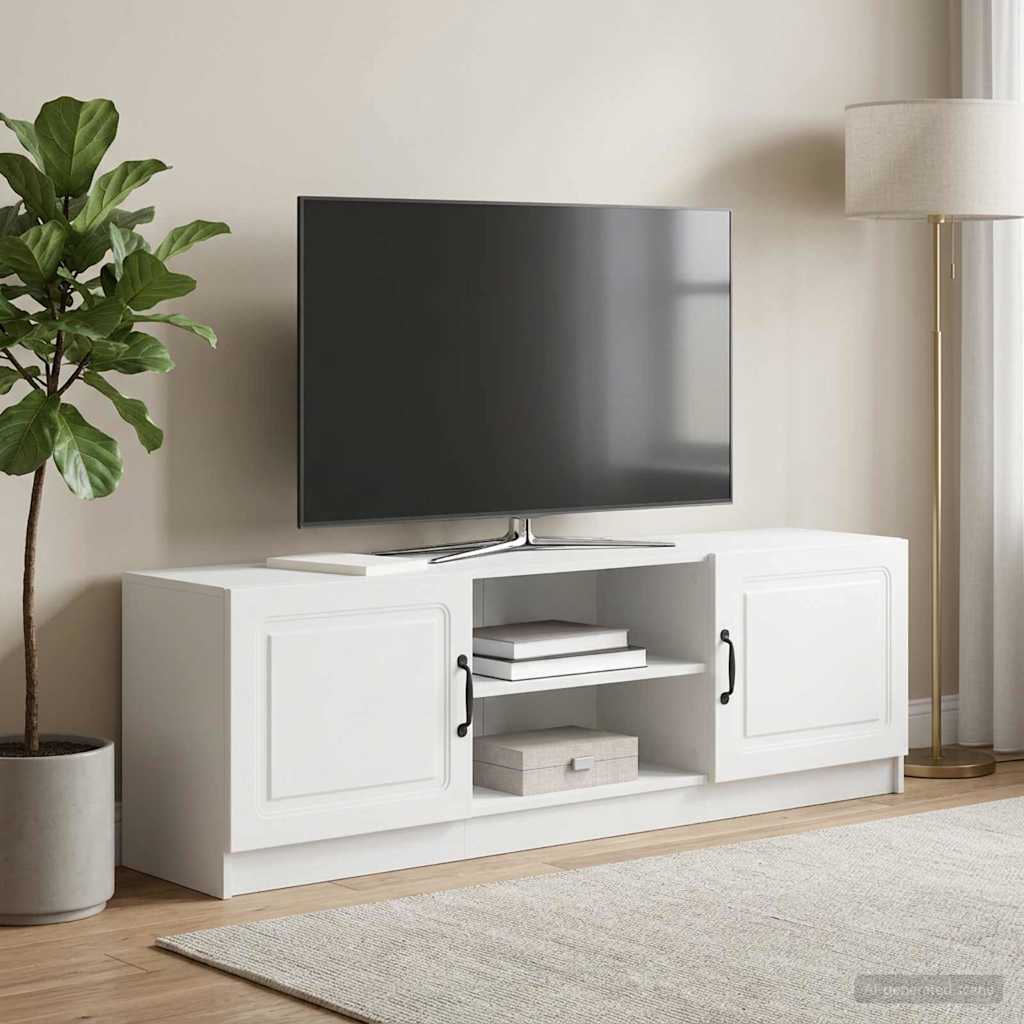 TV-skab Hvid 150 x 31 x 47 cm Konstrueret træ