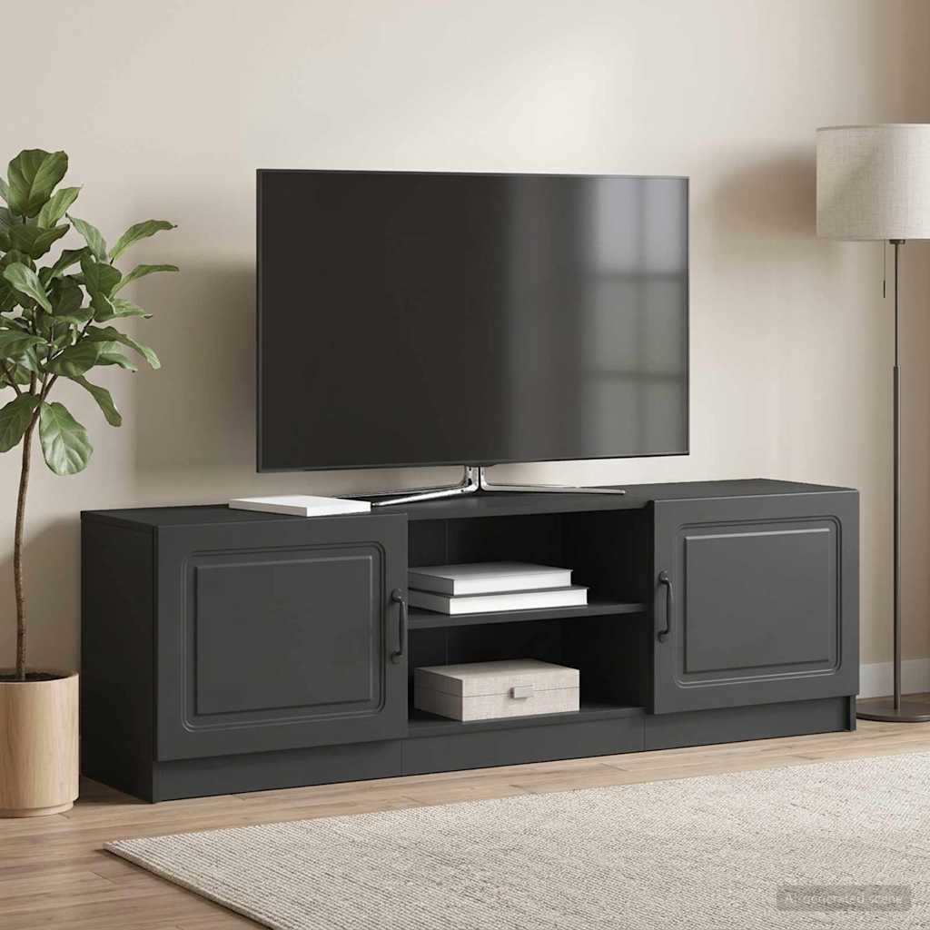 TV-skab Sort 150 x 31 x 47 cm Konstrueret træ