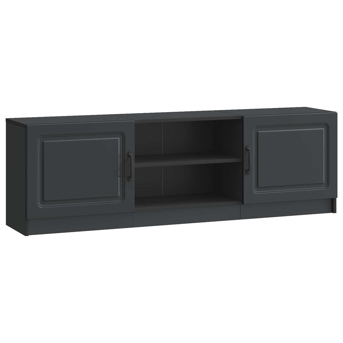 TV-skab Sort 150 x 31 x 47 cm Konstrueret træ