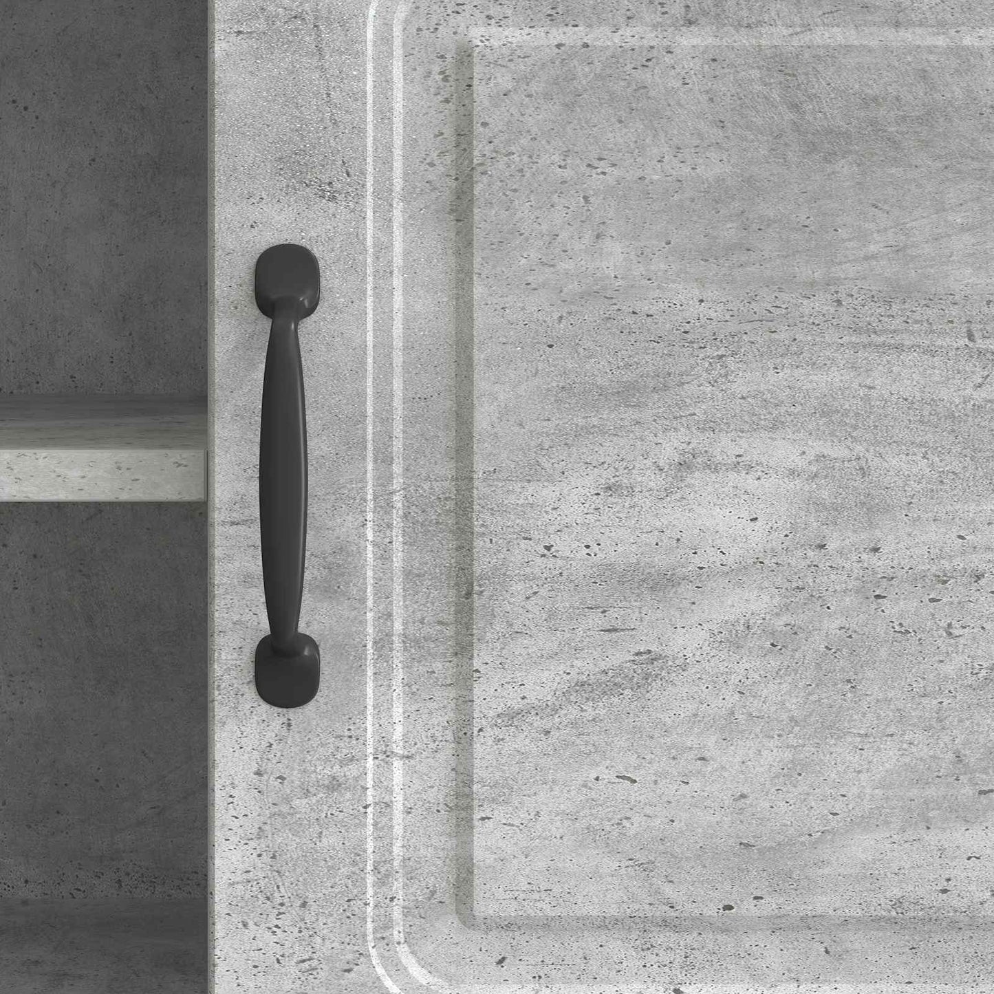 TV-skab Betongrå 150 x 31 x 47 cm Konstrueret træ