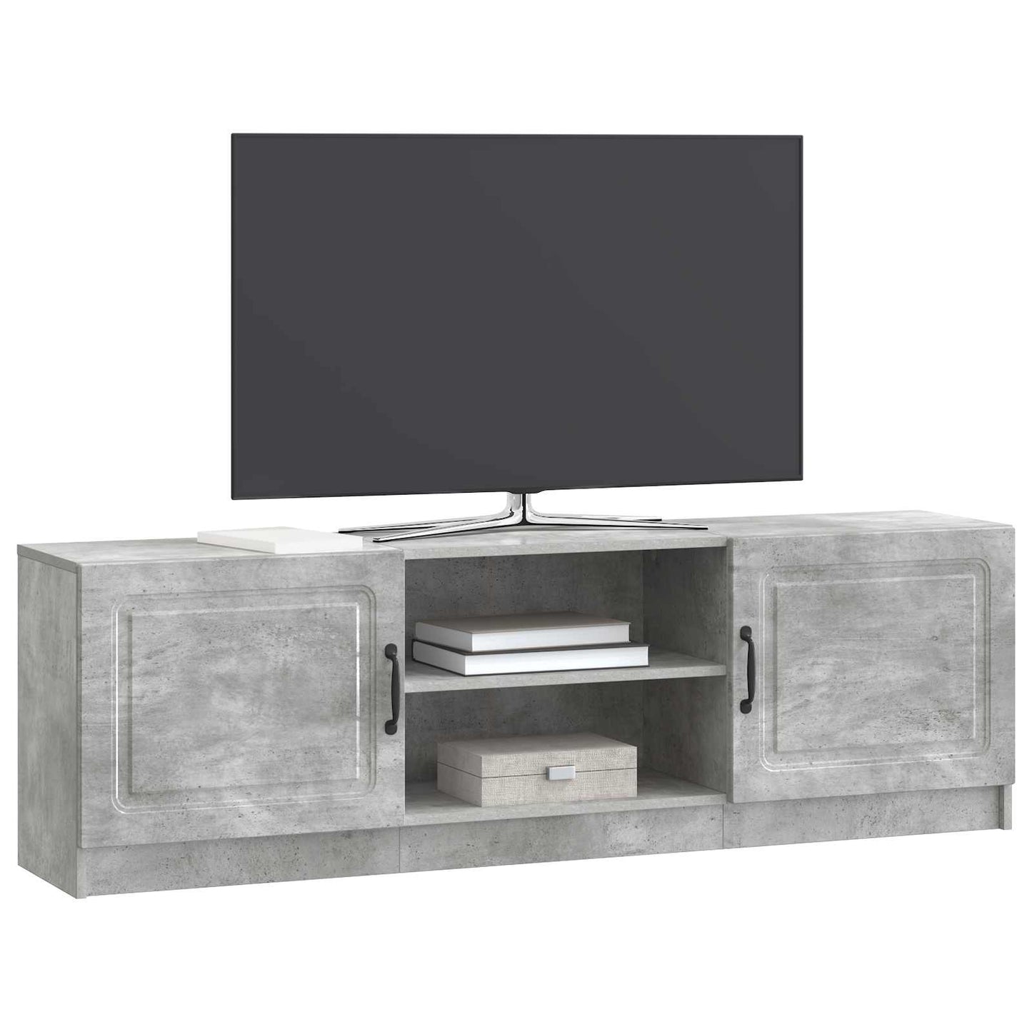 TV-skab Betongrå 150 x 31 x 47 cm Konstrueret træ