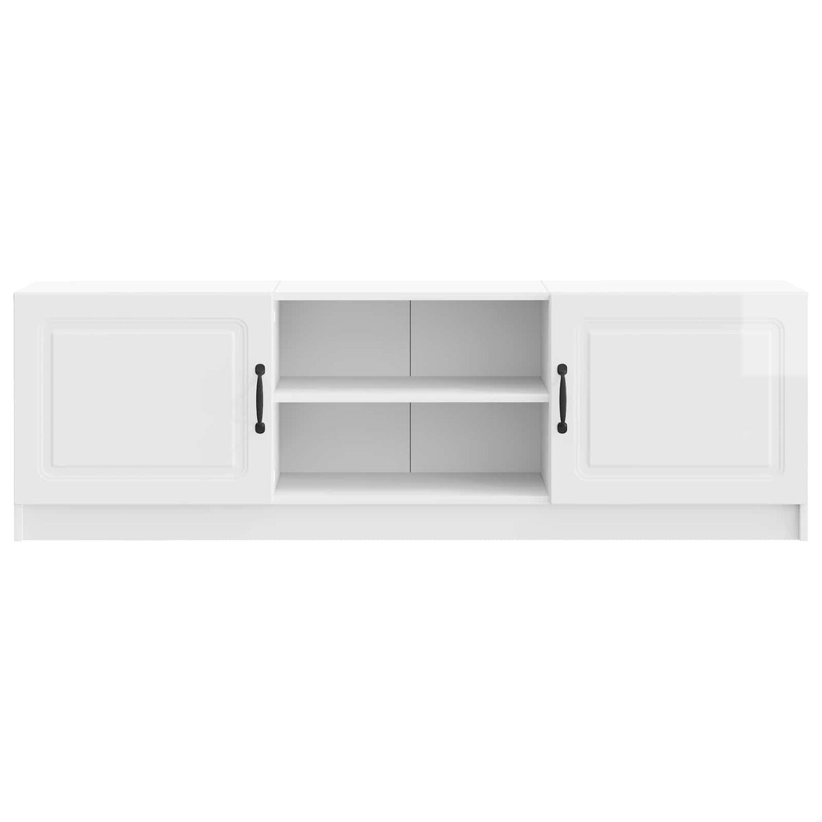 TV-skab Hvid højglans 150 x 31 x 47 cm Konstrueret træ