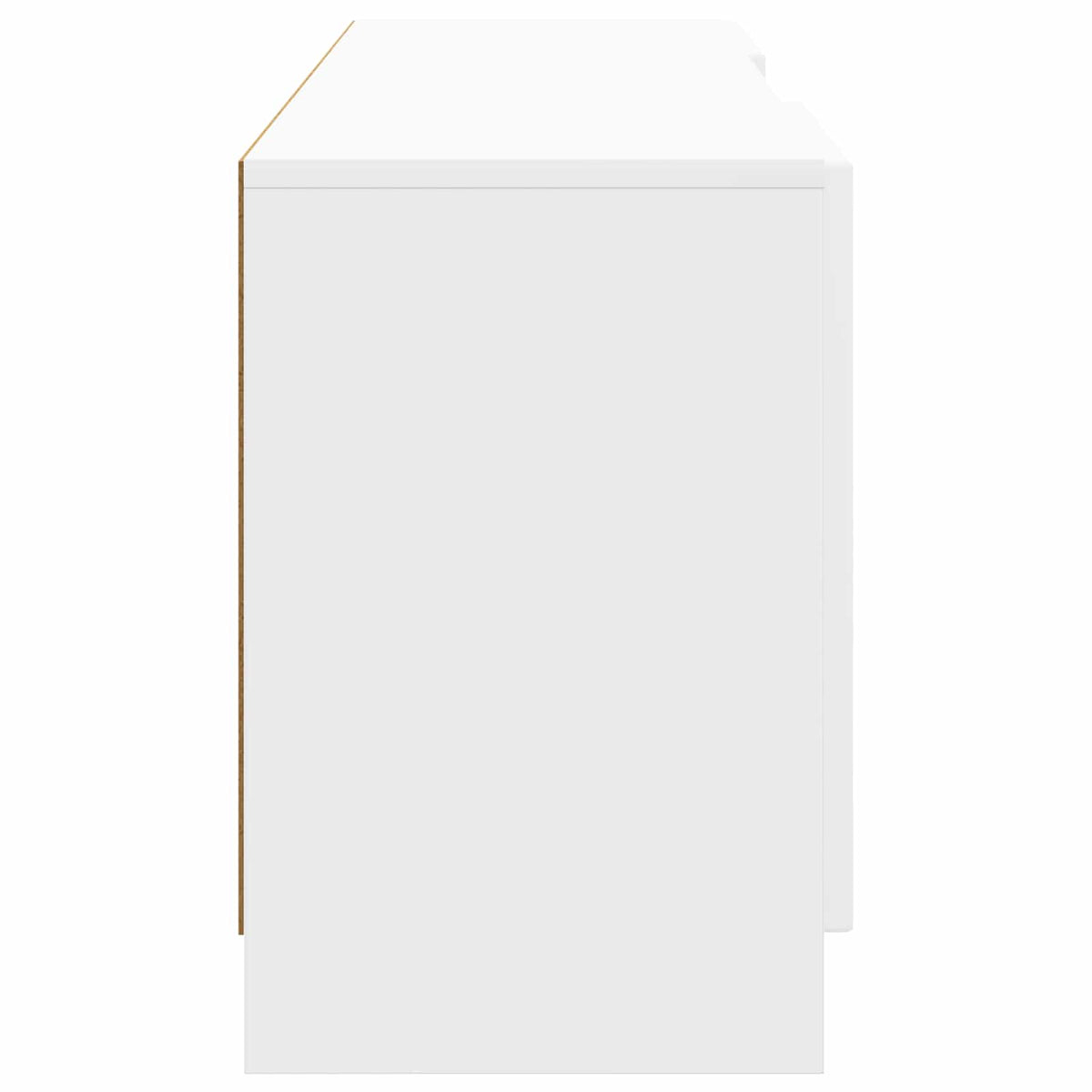 TV-skab Hvid højglans 150 x 31 x 47 cm Konstrueret træ